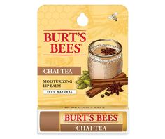 Burt's Bees Chai Tea Lip Balm, 0.15 Oz. | Big Lots Chai Lip Balm, Pregnant Child, Burt's Bees Lip Balm, Natural Lip Balm, Moisturizing Lip Balm