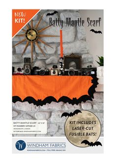 an advertisement for batty mantle craft kit