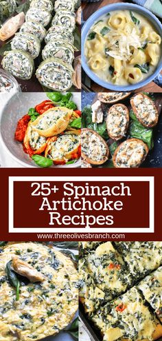 25 spinach artichoke recipes that are easy to make and delicious for lunch