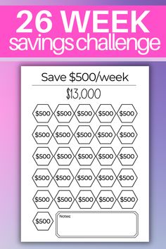 the 25 week savings challenge is on sale for $ 3, 500 and it's free