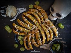 grilled corn on the cob with lime wedges