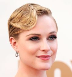 Finger Waves Wedding, Haircut Thick Wavy Hair, Mama Hair, Pixie Makeup, Rachel Wood, Makeup Order, Thick Wavy Hair, Evan Rachel Wood