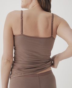 Women's Deep Taupe Everyday Shelf Bra Camisole 3XL. Super soft organic women's Everyday Shelf Bra Camisole from Wear PACT. Fair Trade Factory. GOTS Certified Organic Cotton Camisole With Built-in Bra For Loungewear, Tank Top With Delicate Straps For Loungewear, Loungewear Tank Top With Delicate Straps, Delicate Straps Tank Top For Loungewear, Everyday Camisole Tank Top With Built-in Bra, Adjustable Straps Cami Tank Top For Loungewear, Cami Tank Top With Adjustable Straps For Loungewear, Spaghetti Strap Tank Top With Built-in Bra For Loungewear, Bra-friendly Camisole With Tank Straps For Loungewear