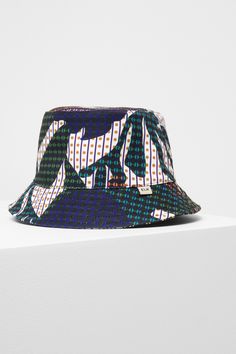 Emra Recycled Canvas Print Bucket Hat product Front JENSA PRINT Vegan Bags, Plastic Bottles, Beach Day, Recycled Materials, Elk, Bag Making, Canvas Fabric, Bucket Hat, Printing On Fabric