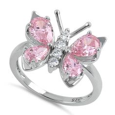 Taryn Duarte, Pink Jewerly, Pink Gem Ring, Silver Gold Jewelry, Pink Gem, Dope Jewelry, Stone Material, Butterfly Ring, Gem Ring