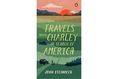 the cover of travels with charley in search of america by john steneback