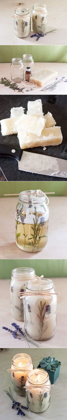 four different bowls with flowers on them sitting on top of a table next to each other