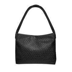 PRICES MAY VARY. Quality Black Shoulder Purse：The unique embossed texture of the PU leather is spread across the entire surface, even on the slouchy bag, making it distinctive and beautiful. Waterproof and snowproof, carry it out in the fall and winter weather without worrying about getting the contents wet NOTE: Not A HANDMADE WOVEN BAG COMFORTABLE SHOULDER STRAPS: Thickened in the middle of the slouchy shoulder bag, it is very considerate to protect your shoulders or arms. It will reduce the d Slouchy Bag, Vegan Leather Tote Bag, Vegan Leather Tote, Hobo Purse, Black Purse, Winter Weather, Small Shoulder Bag, Woven Bag, Shoulder Purse