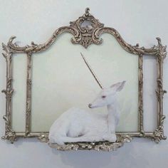 White Deer, Bone Art, Sculpture Installation, Art Fair, Dark Art, Animal Art