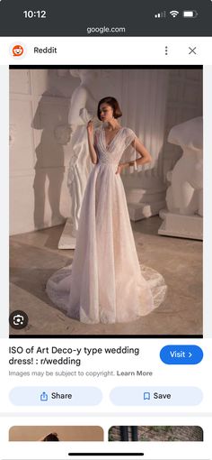 an image of a woman in a wedding dress on the app store's facebook page