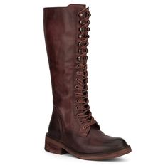 The Sadelle boot is designed to give you the look and feel of luxury fashion every time. These tall almond-toe boots feature a zipper closure, low heel, and elegant metal hardware decorations to provide a tasteful addition to your style. Its wide calf and full leather construction makes them incredibly comfortable so you can wear them for hours at a time. Western Dress With Boots, Almond Toe Boots, Tall Riding Boots, Closed Toe Shoes, Bootie Sandals, Tall Boot, Timberlands Women, Leather Boots Women, Leather Boot