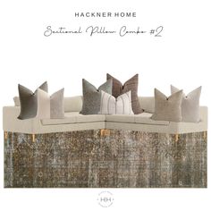 Sectional Pillow Combo 2 Sectional Pillows, Pillow Set for Sectional Sofa, Sofa Pillow Combo, Pillow Set Grouping, HACKNER HOME PILLOWS - Etsy Living Room Dark Gray Couch, Sectional Pillows, Dark Gray Couch, Beige Leather Sofa, Neutral Pillow Covers, Brown Pillow Covers, Beige Pillow Covers