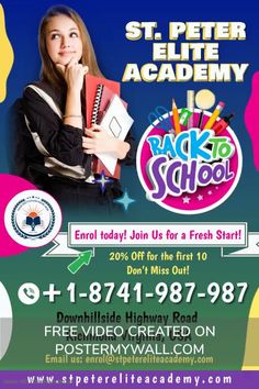 Back to school enroll now admission ongoing academy poster flyer template Enroll Now, Flyer Template