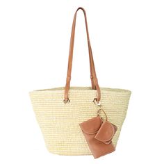 Maxi Oval Straw and Raffia Tote    100% Toquilla Straw. This material is known for its quality and beauty. Each bag is entirely hand-made, from the straw dye to the weaving of the bag.   - We ship with DHL Express. Shipping takes approximately 3 to 5 days to arrive depending on the destination. -Need Help? Please conta Woven Leather Straw Bag Made Of Palm Leaf, Beige Palm Leaf Straw Bag With Braided Handles, Natural Straw Bucket Bag With Woven Leather, Woven Leather And Jute Bucket Straw Bag, Beige Rattan Straw Bag With Leather Handles, Travel Basket Crochet Bag Made Of Palm Leaf, Chic Everyday Use Straw Bag Made Of Palm Leaf, Chic Everyday Straw Bag Made Of Palm Leaf, Chic Everyday Straw Bag Made From Palm Leaf