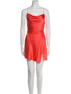 Retrofête Silk Slip DressOrangeSleeveless with Cowl NeckConcealed Zip Closure at SideFit:Dresses by Retrofête typically fit true to size. Silk Mini Dress, Silk Slip, Accessories Jacket, Shirt Accessories, Shoulder Sweater, Hoodie Dress, Casual Jeans, Sweater Accessories, Dress Accessories