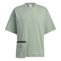 adidas originals Workwear Short Sleeve T-shirt 'Silver Green' HY7246 Workwear Shorts, Fashion Performance, Stylish Sneakers, Adidas Originals, Perfect Pair, Your Perfect, Work Wear, Adidas, The Originals