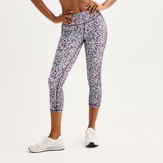 Perform at your best with these women's Tek Gear high-waisted capri leggings. Click on this WOMEN'S GUIDE to find the perfect fit and more! Perform at your best with these women's Tek Gear high-waisted capri leggings. Click on this WOMEN'S GUIDE to find the perfect fit and more! Moisture-wicking technology keeps you cool and dry Ultrastretch fabric moves with you 2-pocketFIT & SIZING 20 1/2-in. inseam High rise sits at the natural waistline Compressive fit Elastic waistbandFABRIC & CARE Polyeste Petite Size Chart, Womens Size Chart, Bottom Clothes, Capri Leggings, Petite Size, Polyester Spandex, Womens Bottoms, Fabric Care, Gender Female