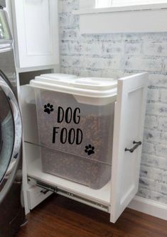 Dog Food Storage Label Pet Food Storage Decal KitchenEtsy