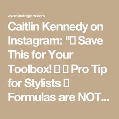 Caitlin Kennedy on Instagram: "💾 Save This for Your Toolbox! 💾

✨ Pro Tip for Stylists ✨
Formulas are NOT the same as formulation.

I’m giving you formuLAS—a blueprint. 🖌️
It’s up to YOU to formuLATE based on:
✅ Undertone
✅ Desired Result
✅ Porosity

Let’s be real: if you’ve got a super bright yellow and try a Level 10 formula with clear, you can’t say:
“Caitie lied—it didn’t work!”

Babe. Formulas are a starting point. They’re the foundation, but YOU are the artist 🧑‍🎨

Tweak it, edit it, and create the magic your guest deserves 🪄

#shadeseqgloss #shadeseqformulas #shadeseqtoner #redkensalon #redkenrecipe #redkenobsessed #redkenartist #redkeneducation #blondingtechniques #blondingprocess #goldenhair #butteryblonde #honeyblonde" Buttery Blonde, Pro Tip, Golden Hair, Honey Blonde, Bright Yellow, Tool Box, Foundation