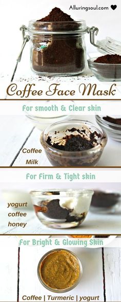 Coffee Face Mask Coffee Face Mask, Minimize Wrinkles, Face Mask Recipe, Diy Baking, Homemade Face Masks, Homemade Face, Skin Care Remedies, Bath Products, Diy Mask