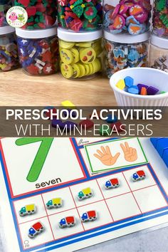 preschool activities with mini erases in the classroom