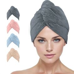 Anray Home is aimed to give you the best use experience. The oversized hair wrap towel is designed to create a way to dry hair fast. This set includes 4 hair towels that is Gray. The extra large hair towel is made of 100% microfiber, which is soft and comfortable. It can be machine washed and can remove more moisture 2-3 times faster than other towels. Save time and efficiency in daily use! Size: 4-Pack. Hair Drying Towel, Hair Towels, Frizz Hair, Anti Frizz Hair, Hair Towel Wrap, Hair Drying, Towel Wrap, Anti Frizz, Hair Towel