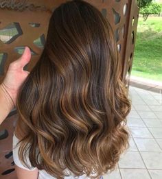 Wave Hairstyle, Wavy Hairstyle, Hair Color Light Brown, Brunette Balayage Hair, Long Hair Color, Beautiful Hair Color, Hairstyle Gallery