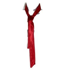 "Valentine's Day Red Satin Skinny Necktie Red Necktie Women Red Neckties Skinny Tie Women Satin Neckties Narrow Satin Neckties Bridal Necktie High end red poly satin fabric is doubled then sewn...no raw edges or exposed seams Wear around your neck, tucked into a blouse or jacket...combine with necklaces Wear around your neck tied into a bow Wear hanging from a purse...or wear as a sash...so versatile Approximate Measurements:  48-49\" long x 1.5\" wide Have fun with it MANY MORE COLORS AND FABRI Deku Midoriya, Tie Outfit, Loose Tie, Hinata Shoyo, Tie Women, Exposed Seams, Red Tie, White Button Up, Slouchy Hat