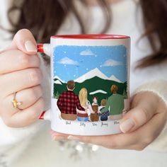 ❤ Beautiful, personalized and Unique Christmas Mug for your Family, Grandparents, Grandmothers, Aunts, Daughters, Sisters, Cousins, and even your Teachers, Tutors and more, or any special person in your life. ❤ Unique and original gift. HOW TO MAKE YOUR ORDER: 1.- Above "Add to Cart" button there is a little box with instructions on how to customize your order. 3.- Select the size of your Mug (11 oz or 15 oz) 3.- That's it! I can make that special gift for that special person ❤ PROOF: Once the artwork is finished a proof will be send to make sure everything is completely perfect. If no changes are requested after 24hr, the artwork will be shipped to meet Etsy timeline and prompt delivery. PROCESSING TIME: Once you approve your design it goes into production which can take up to 3 days. Aft Gift For Grandmother, Christmas Gifts For Him, Personalized Mug, Grandparent Gifts, Original Gift, Personalized Mugs, Special Person, Unique Christmas, Christmas Mugs