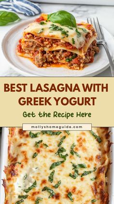 Indulge in the creamy and rich flavors of lasagna with Greek yogurt. This healthier twist on a classic dish brings a unique tangy taste and extra creaminess to every bite. Perfect for those looking to lighten up their meals without sacrificing on flavor. Try this recipe for a satisfying and delicious dinner option that your whole family will love. Embrace the goodness of Greek yogurt in a traditional Italian dish for an unforgettable dining experience that will leave you feeling nourished and fu