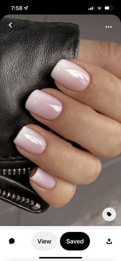 French Manicure Nails, Subtle Nails, Cute Gel Nails, Bride Nails, White Nail, Design Square