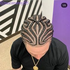 Corn Roll Designs, Ludacris Braids, Black Hair Braid Styles, Man Cornrows, Braid Style Ideas, Braid Styles Black, Creative Cornrow Hairstyles, Cornrow Hairstyle