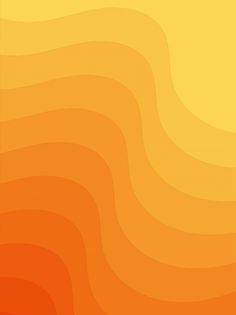 an orange and yellow abstract background with wavy lines on the bottom right half of the image