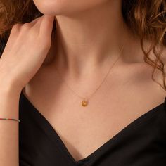 "14K Real Gold Teardrop Birthstone Necklace, Pear Shaped Cubic Zirconia Dainty Necklace for Women, Everyday Necklace, Perfect Bridesmaid Gift 📘 D E T A I L S * Solid Gold (real gold, no gold-filled or no gold plated material) * Karat: 14K (585) * Gold color: Yellow * Height of teardrop: 9.50 mm * Width of teardrop: 6.0 mm * Available chain thickness: 0.72 mm Measurements may vary slightly due to handwork. ┈ C H A I N L E N G T H O P T I O N S * 14\" choker size (No adjustable option) * 14-16\" Gold Briolette Birthstone Necklace In Fine Jewelry Style, Gold Briolette Birthstone Necklace Fine Jewelry, Gold Briolette Birthstone Necklace, 14k Gold Diamond Necklace With Pearl Pendant Gift, Dainty Gold-plated Round Birthstone Necklace, Gold Teardrop Pendant Diamond Necklace With Gemstone, Gold Diamond Necklace With Teardrop Gemstone Pendant, Dainty Briolette Diamond Necklace Gift, Delicate Briolette Diamond Necklace For Gift