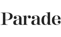 the word parade written in black on a white background