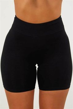 Women's Buttery Soft Activewear Biker Shorts 6" Inseam- 6" Inseam- Wide, high rise waistband lies flat against your skin- Interior waistband pocket can hold keys, cards, cash- Ultra buttery soft fabrication- Squat Proof- 4-way stretch for a move-with-you feel- Flat lock seams prevent chafing- Double inner leg seams for zero bagginess- Stretchy and comfortable- 75% Nylon / 25% Spandex Athleisure Shorts, Workout Shorts Women, Black Biker Shorts, Waist Workout, Gym Yoga, Cycling Shorts, Short Leggings, Color Shorts, Cute Shorts