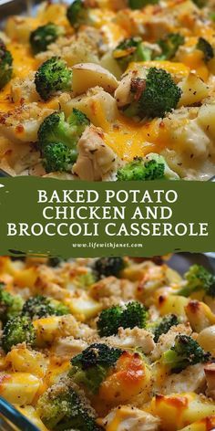 baked potato chicken and broccoli casserole