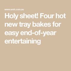 Holy sheet! Four hot new tray bakes for easy end-of-year entertaining Tray Bake, Garlic Aioli, Rice Salad, Pastry Sheets, Pizza Sauce, Summer Holidays, Spring Rolls, End Of Year, Roasted Garlic