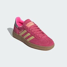 adidas Handball Spezial Shoes - Pink | Free Shipping with adiClub | adidas US Addias Shoes, Spezial Shoes, Light Pink Shoes, Adidas Handball Spezial, Adidas Handball, Handball Spezial, Adidas Shoes Women, Adidas Spezial, Girly Shoes