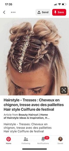 Inverted Braid, Nye Hairstyles, Smart Hairstyles, Coachella Hair, Weave Hairstyles Braided, Rave Hair, Look Festival, French Braid Hairstyles, Cute Braided Hairstyles