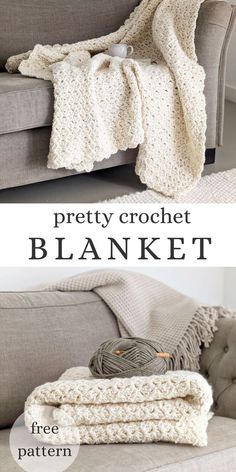 Easy Chunky Crochet Blanket, Chunky Crochet Blanket Pattern, Crochet Throw Pattern, Afghans Crochet, Chunky Crochet Blanket, Simply Crochet, Crochet For Beginners Blanket, Crochet Blanket Designs, Crochet Blanket Pattern