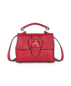 in stock Red Leather Shoulder Bag With Adjustable Handle, Red Leather Satchel With Adjustable Handle, Leather Pouch Bag With Adjustable Handle, Leather Satchel With Adjustable Handle In Pouch Shape, Red Evening Bag With Adjustable Handle, Top Handle Bags, Top Handle Handbags, Purse Accessories, Handle Bag