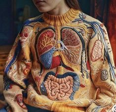 Madame Tussauds, Sport Style, Human Anatomy, Sweater Making, Wearable Art, Anatomy, Knit Crochet, Embroidery Designs, Fashion Photography