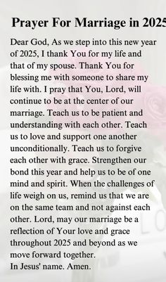 prayer for marriage in 2052