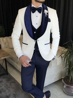 Designer Tuxedo, Pants Gift, Blue Tuxedos, Wedding Suits Groom, Groom Tuxedo, Slim Fit Tuxedo, White Tuxedo, Stylish Suit, Groomsmen Suits