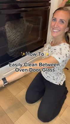 Clean Between Glass Oven Door, How To Clean The Inside Glass Of An Oven, Clean Self Cleaning Oven, How To Clean The Glass On Oven Door, Cleaning Oven Glass Door, How To Clean Between Glass On Oven Door, Oven Window Cleaning, Oven Glass Cleaning Hacks, How To Clean Inside Of Oven