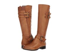 Naturalizer Jessie | Zappos.com Wide Calf Fall Boots With Buckle Closure, Winter Wide Calf Boots With Buckle Closure, Wide Calf Mid-calf Boots With Buckle For Fall, Fall Knee-high Boots With Buckle Closure, Knee-high Boots With Buckle Closure For Fall, Fitted Moto Boots With Buckle Closure For Fall, Chocolate Leather, Winter Looks, Product Reviews