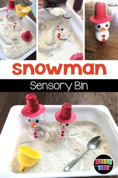 this snowman activity is perfect for toddlers to make