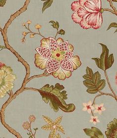 a wallpaper with flowers and leaves on it