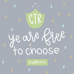 the words ctr are here to choose on a gray background with colorful confetti